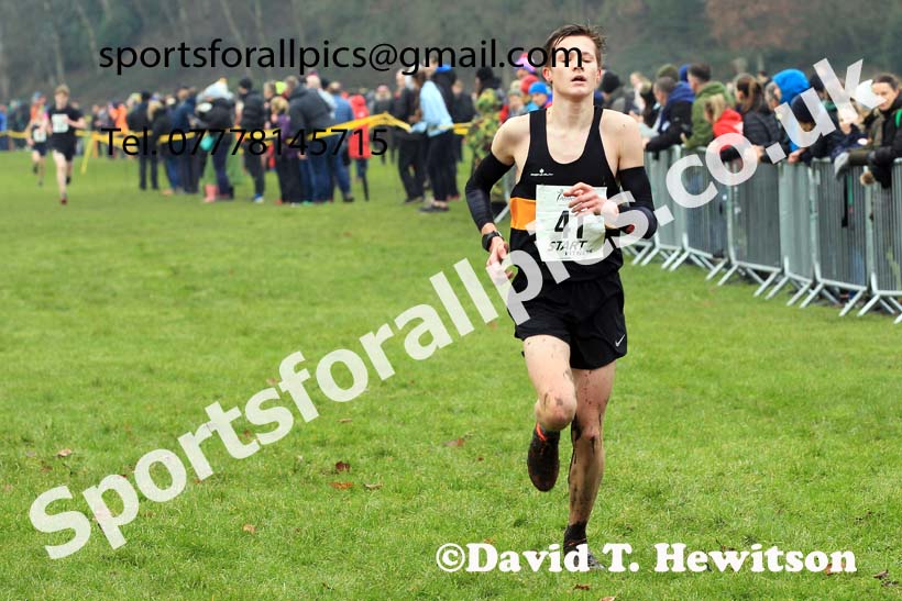 Mens Under-17s 2023 Northern Cross Country Champs., Witton Park, Blackburn. Photo: David T. Hewitson/Sports for All Pics